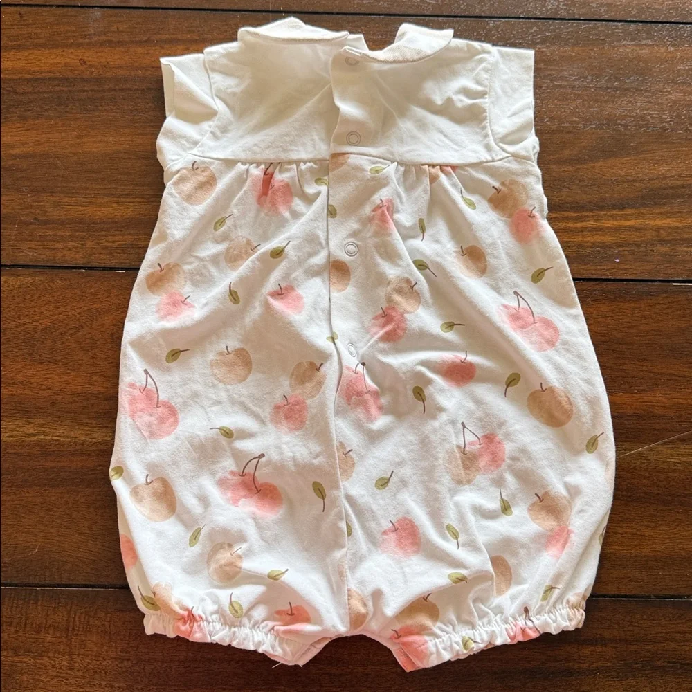 Mayoral Pink and‎ White Floral Diaper Cover 4-6Month